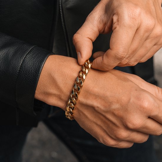 Luqro | Bracelet en chaîne pour hommes de 8 mm