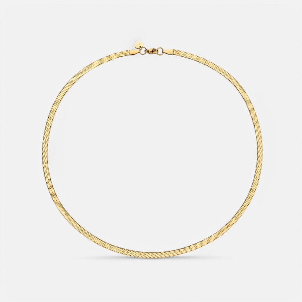 Luqro | Collier Chaîne Serpent Essentiels pour Femmes