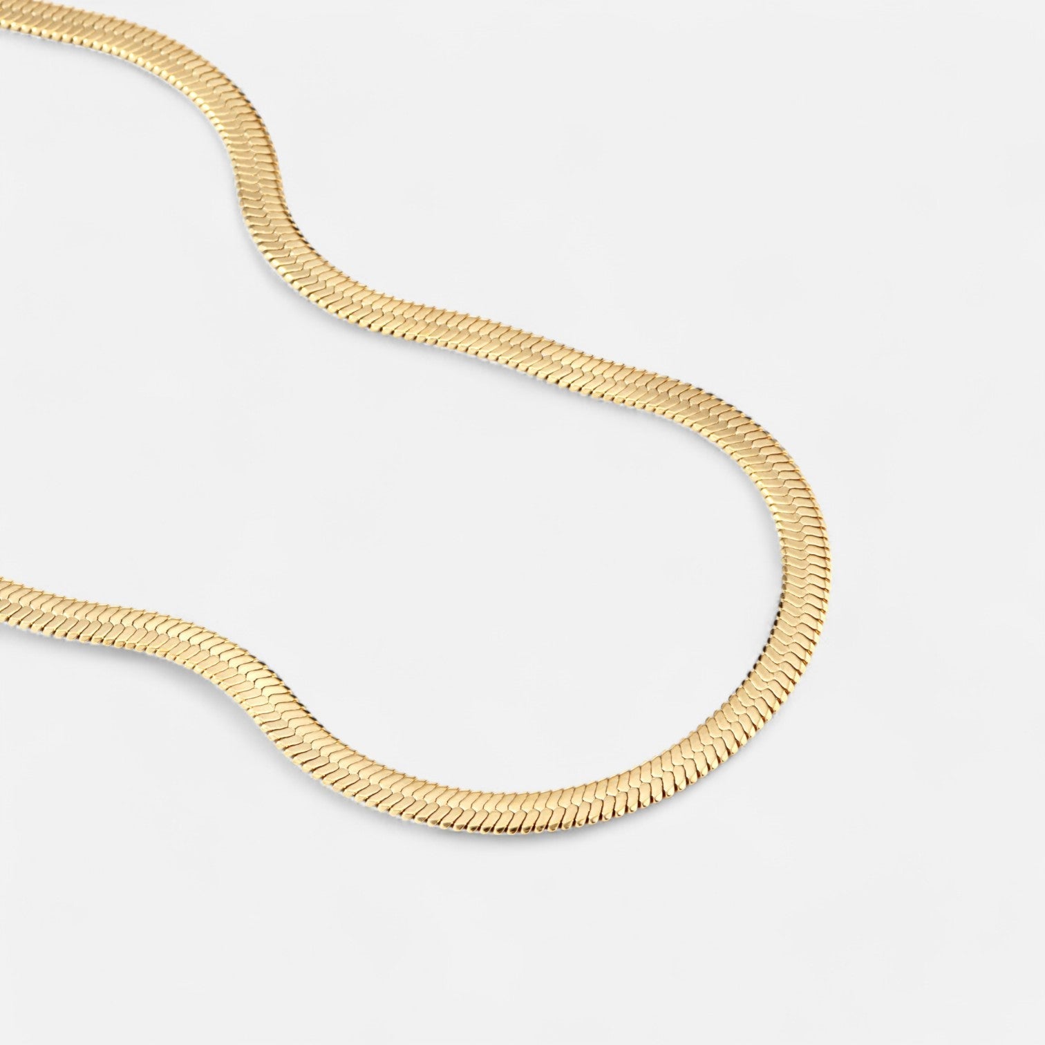 Luqro | Collier Chaîne Serpent Essentiels pour Femmes