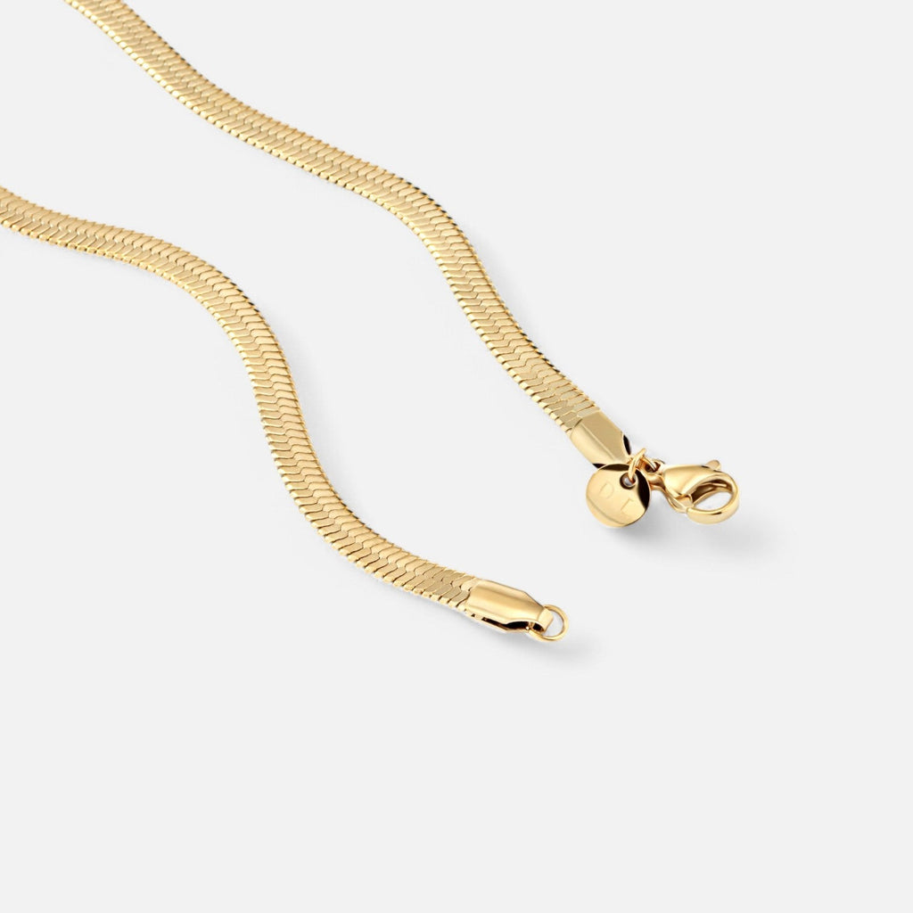 Luqro | Collier Chaîne Serpent Essentiels pour Femmes