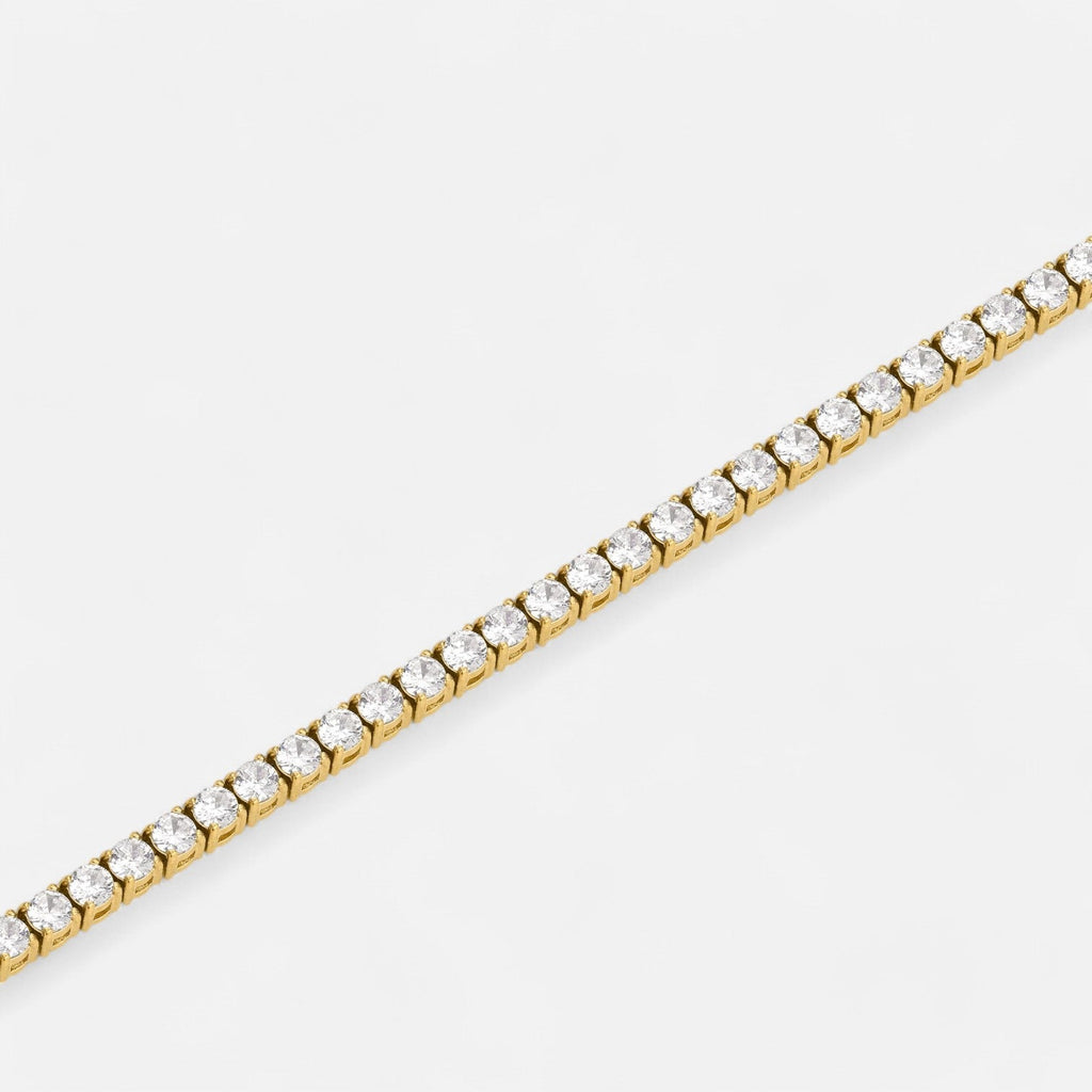 Luqro | Collier de Tennis Luxe Doré pour Femmes