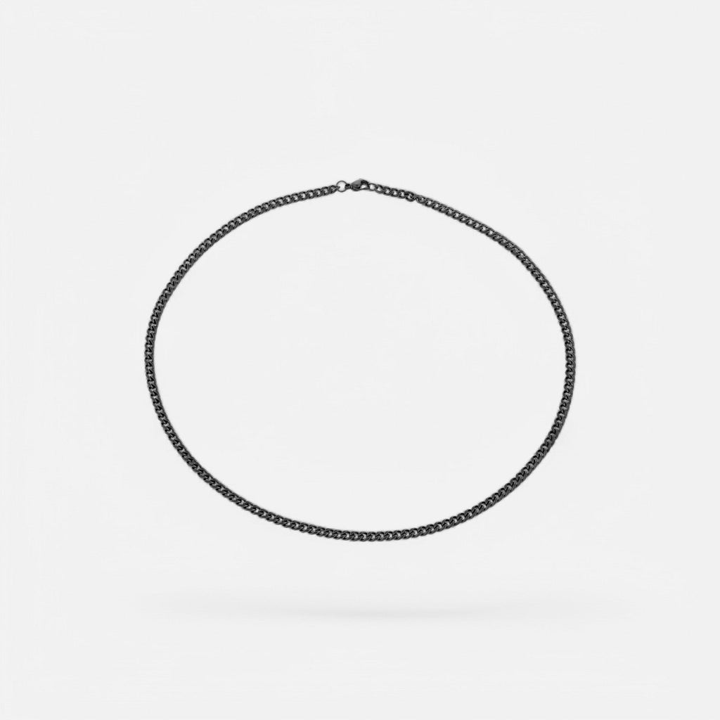 Luqro | Collier en Chaîne de 4 mm pour Hommes