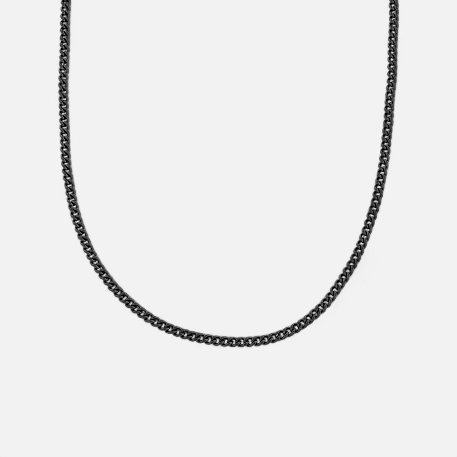 Luqro | Collier en Chaîne de 4 mm pour Hommes