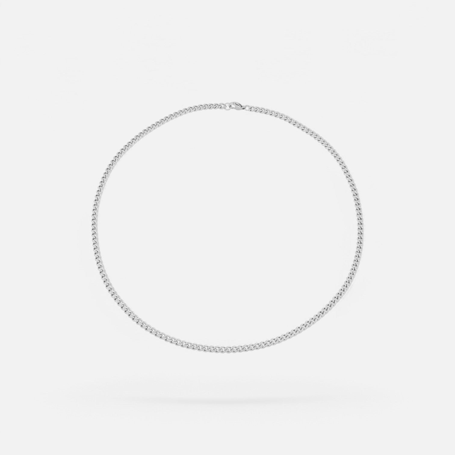 Luqro | Collier en Chaîne de 4 mm pour Hommes