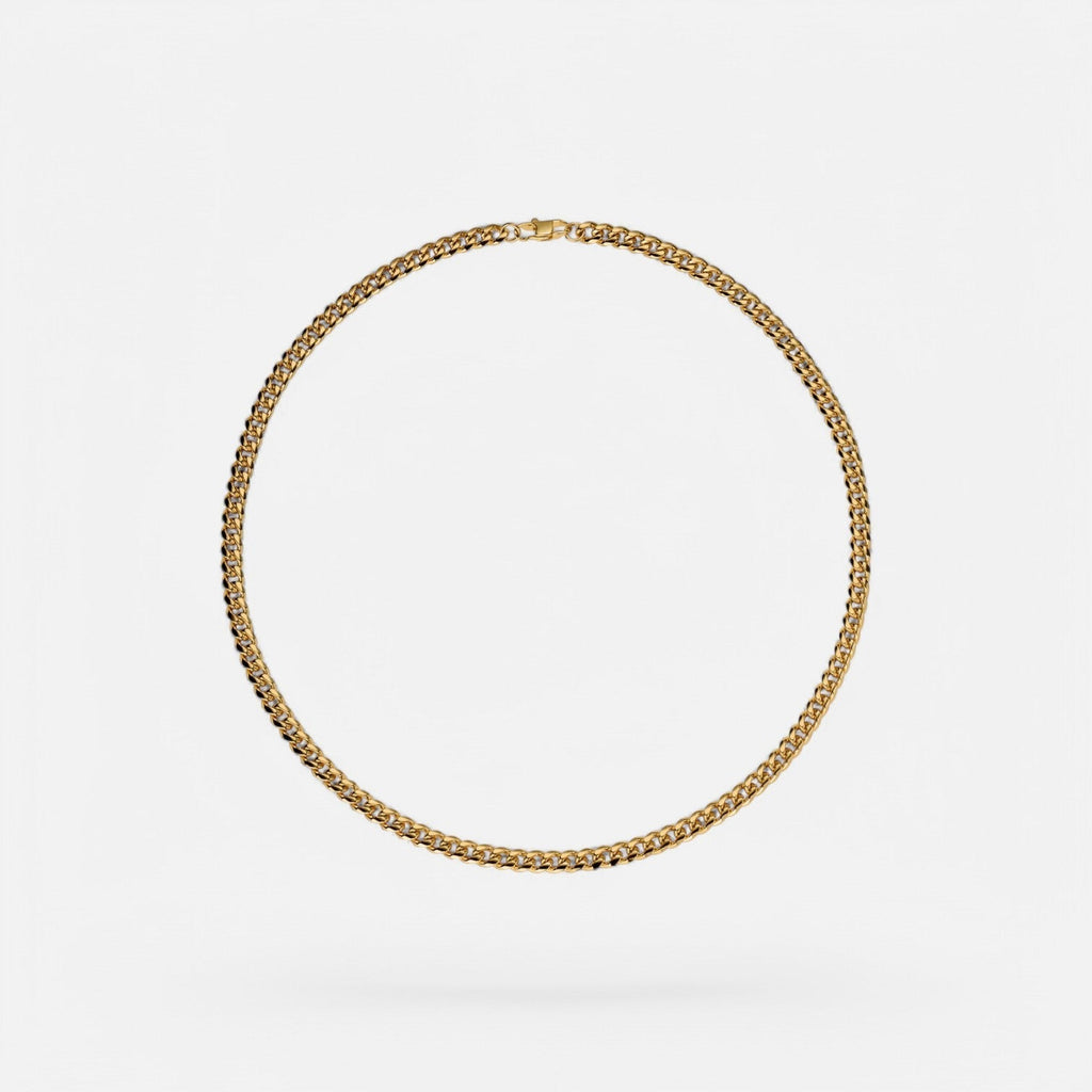 Luqro | Collier en chaîne pour homme de 6 mm