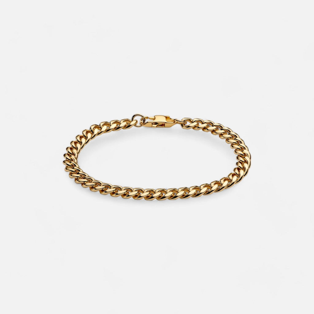 Luqro | Bracelet en chaîne pour homme de 6 mm