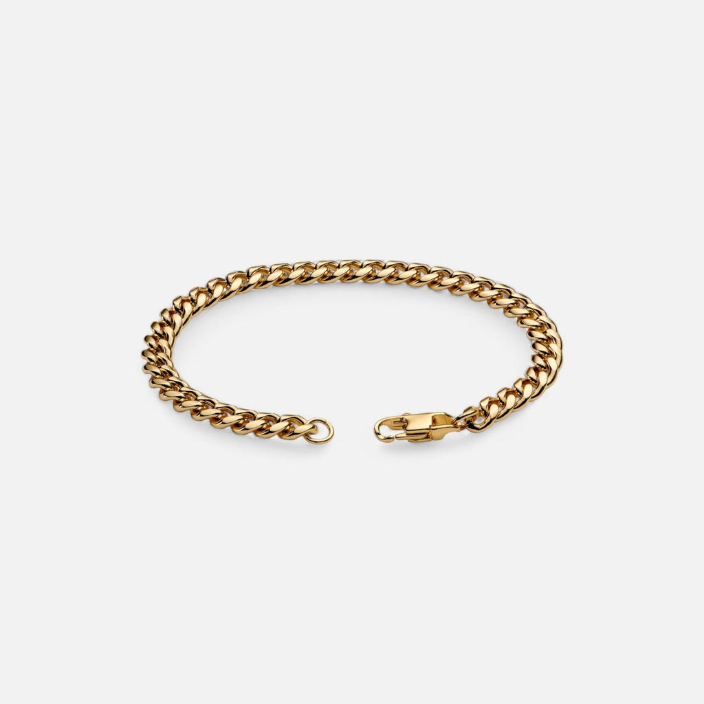 Luqro | Bracelet en chaîne pour homme de 6 mm