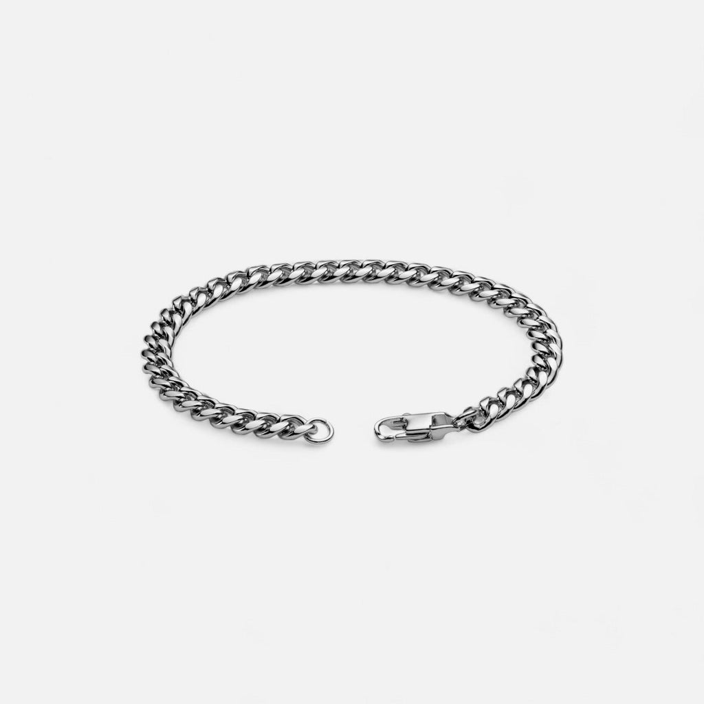 Luqro | Bracelet en chaîne pour homme de 6 mm