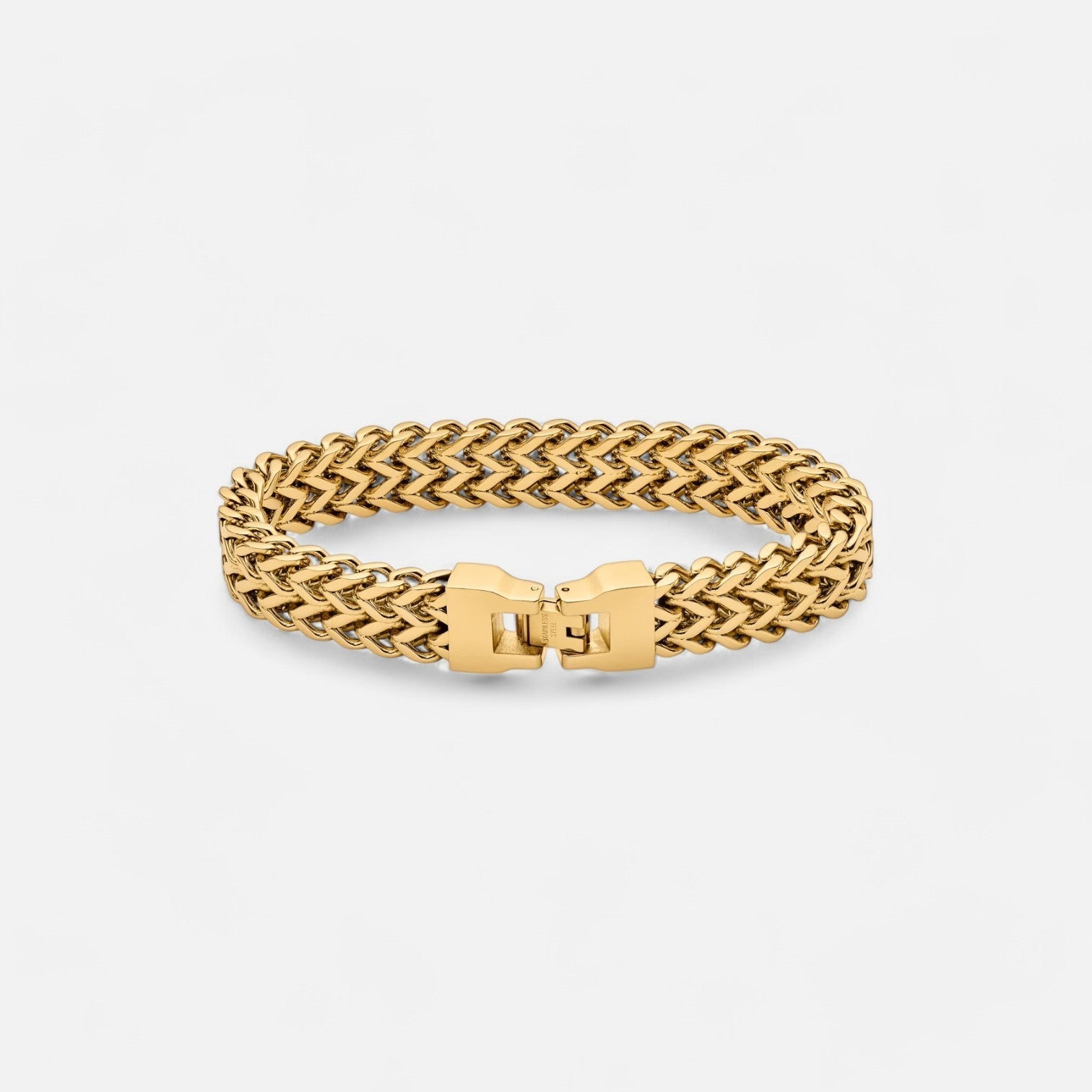 Luqro | Bracelet en Chaîne Foxtail pour Hommes