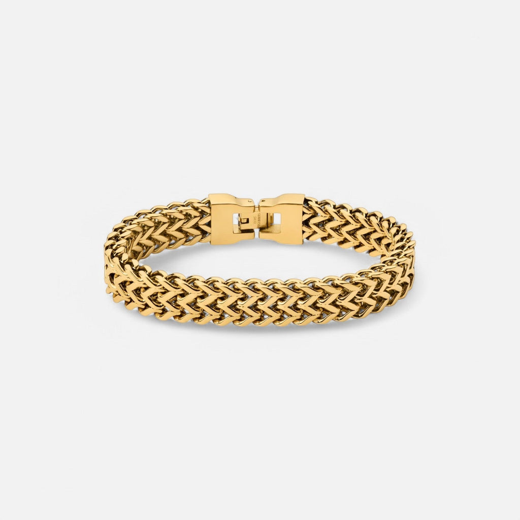 Luqro | Bracelet en Chaîne Foxtail pour Hommes