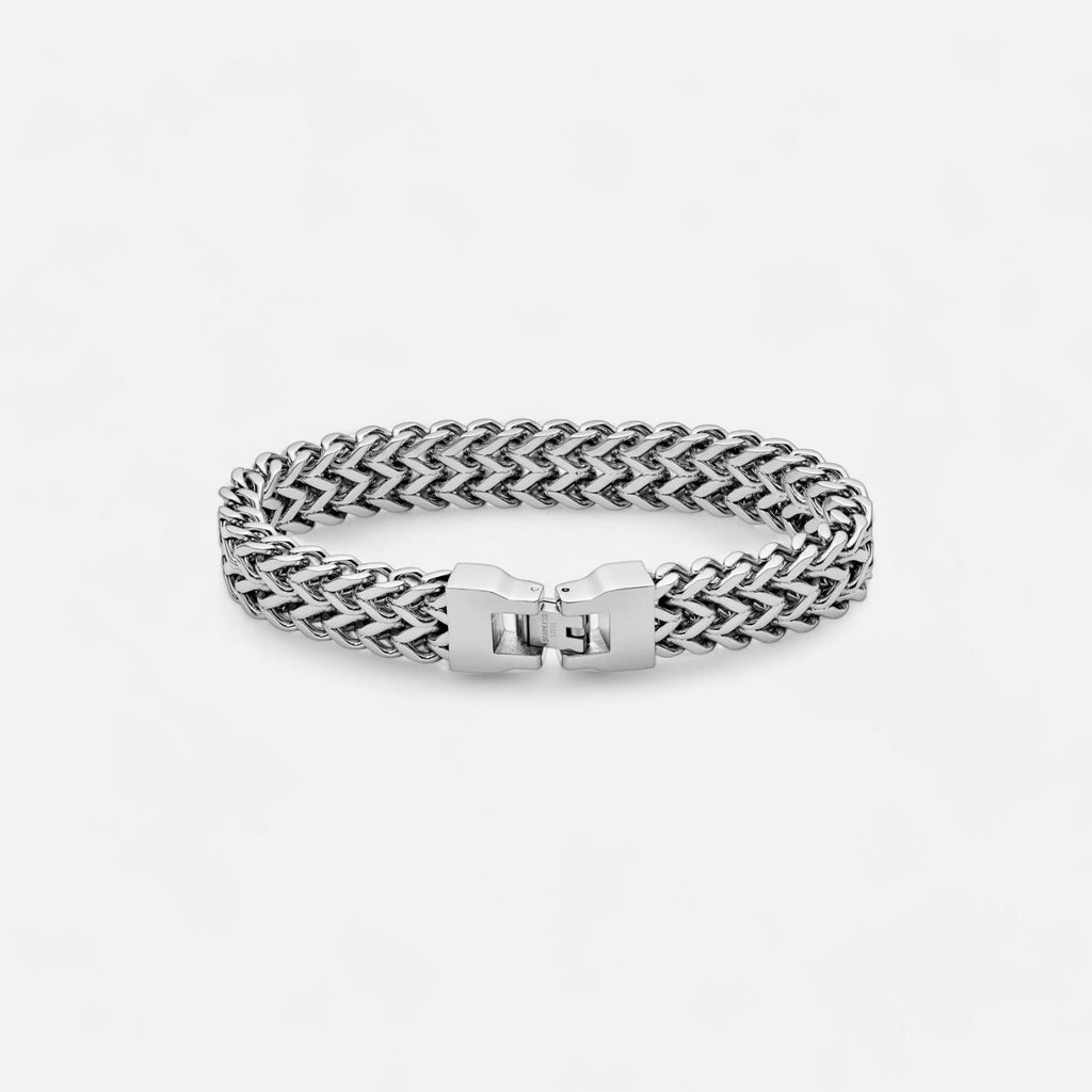 Luqro | Bracelet en Chaîne Foxtail pour Hommes