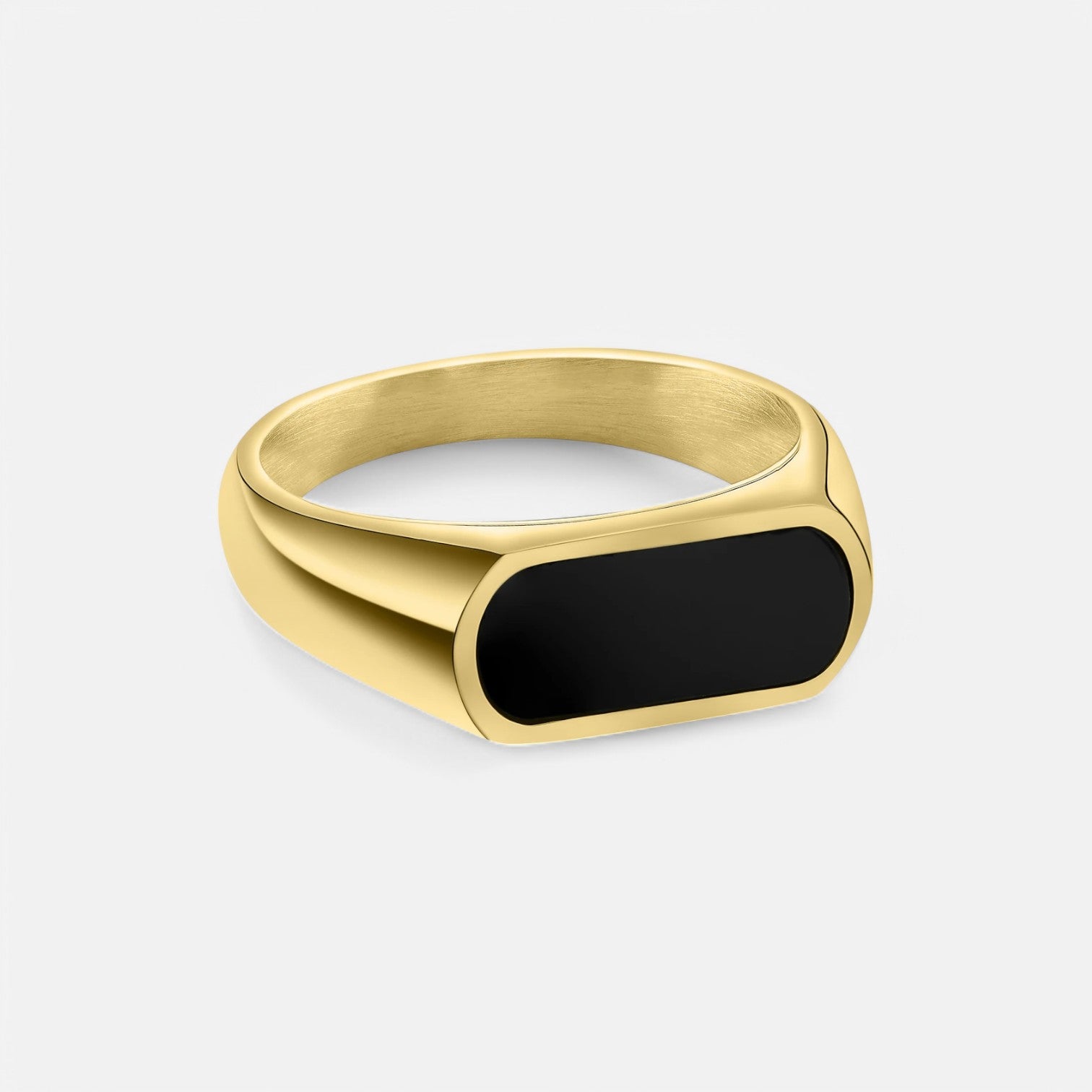 Luqro | Bague de Sceau en Onyx pour Homme