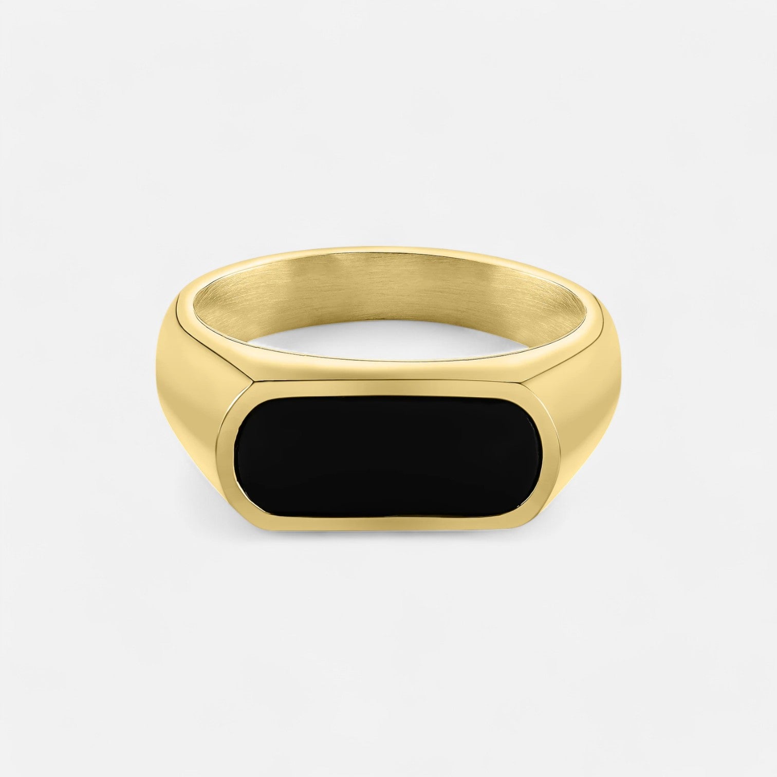 Luqro | Bague de Sceau en Onyx pour Homme