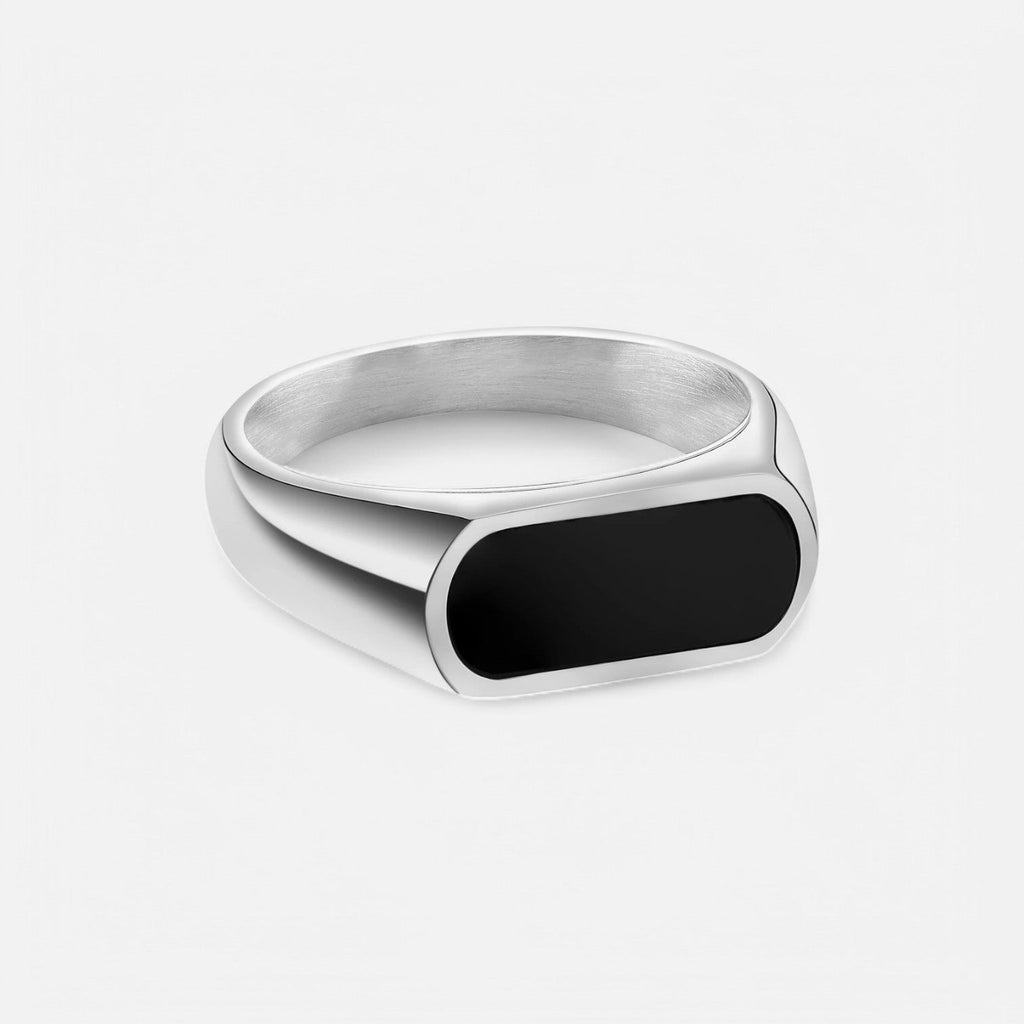 Luqro | Bague de Sceau en Onyx pour Homme