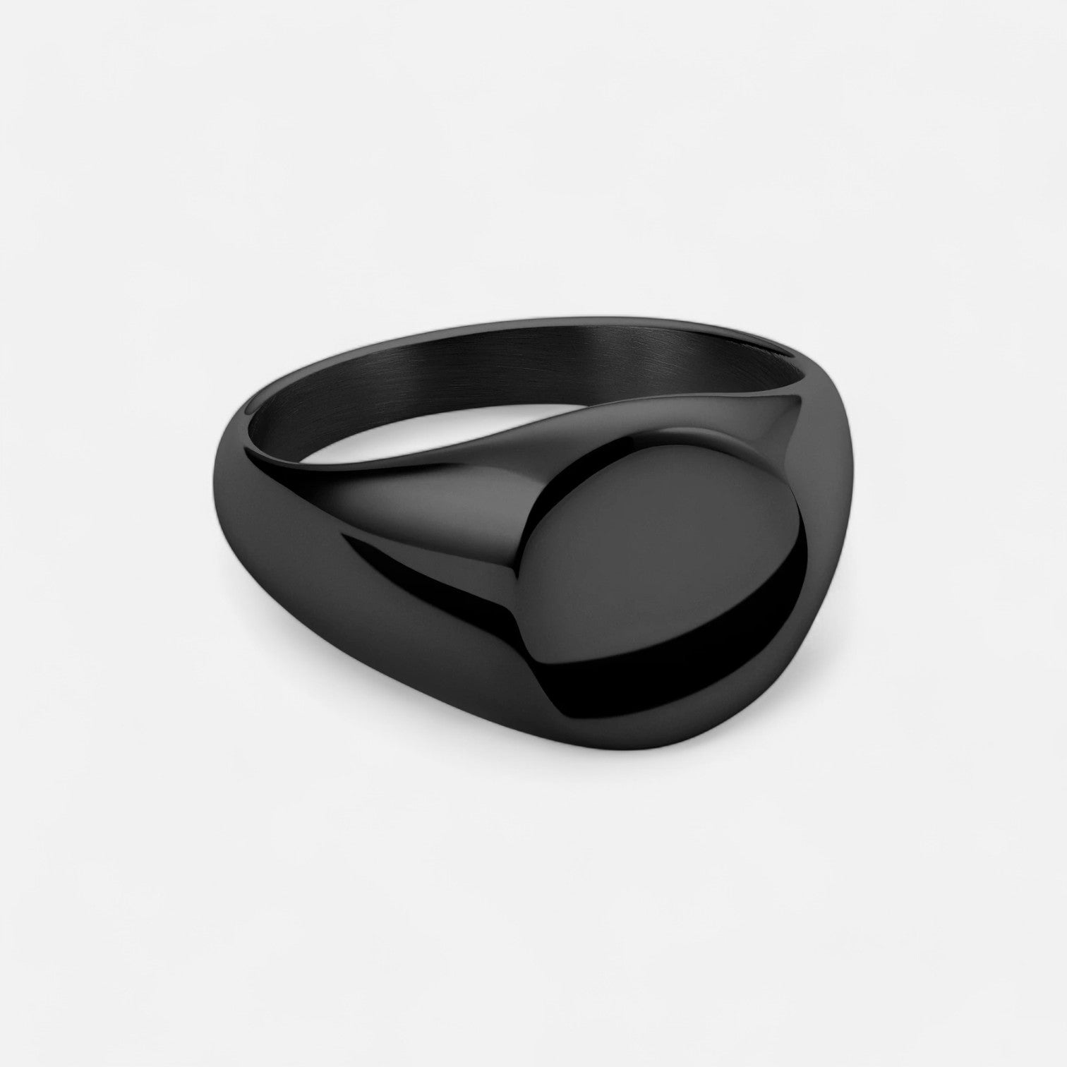 Luqro | Bague Maçon en Acier pour Homme