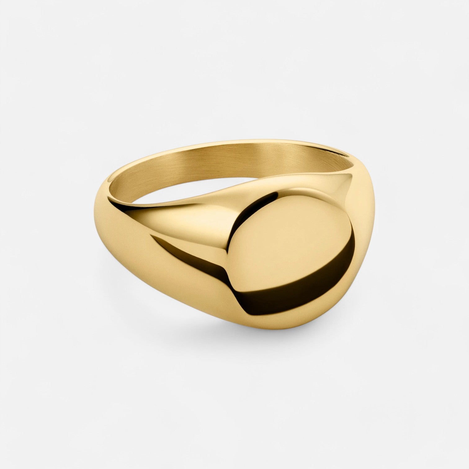 Luqro | Bague Maçon en Acier pour Homme