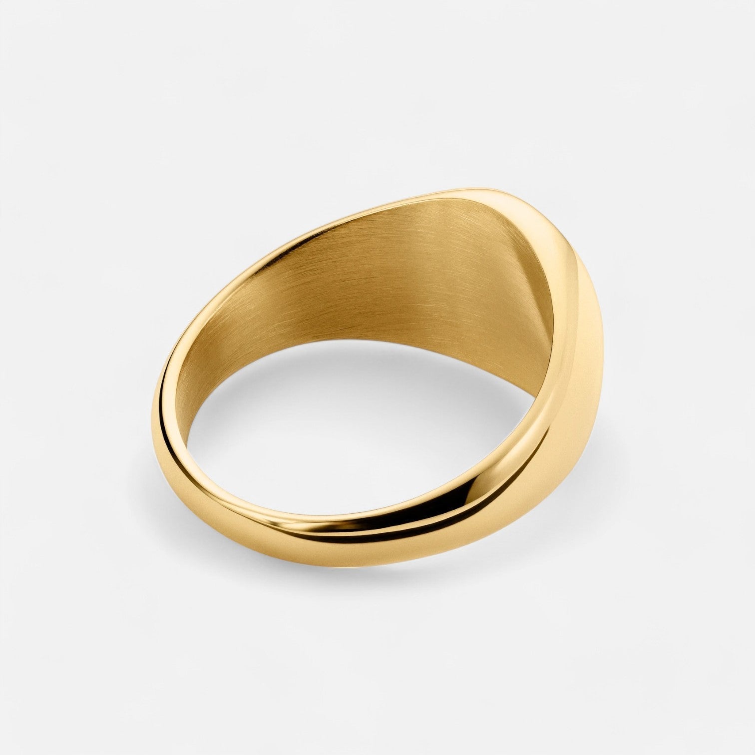 Luqro | Bague Maçon en Acier pour Homme