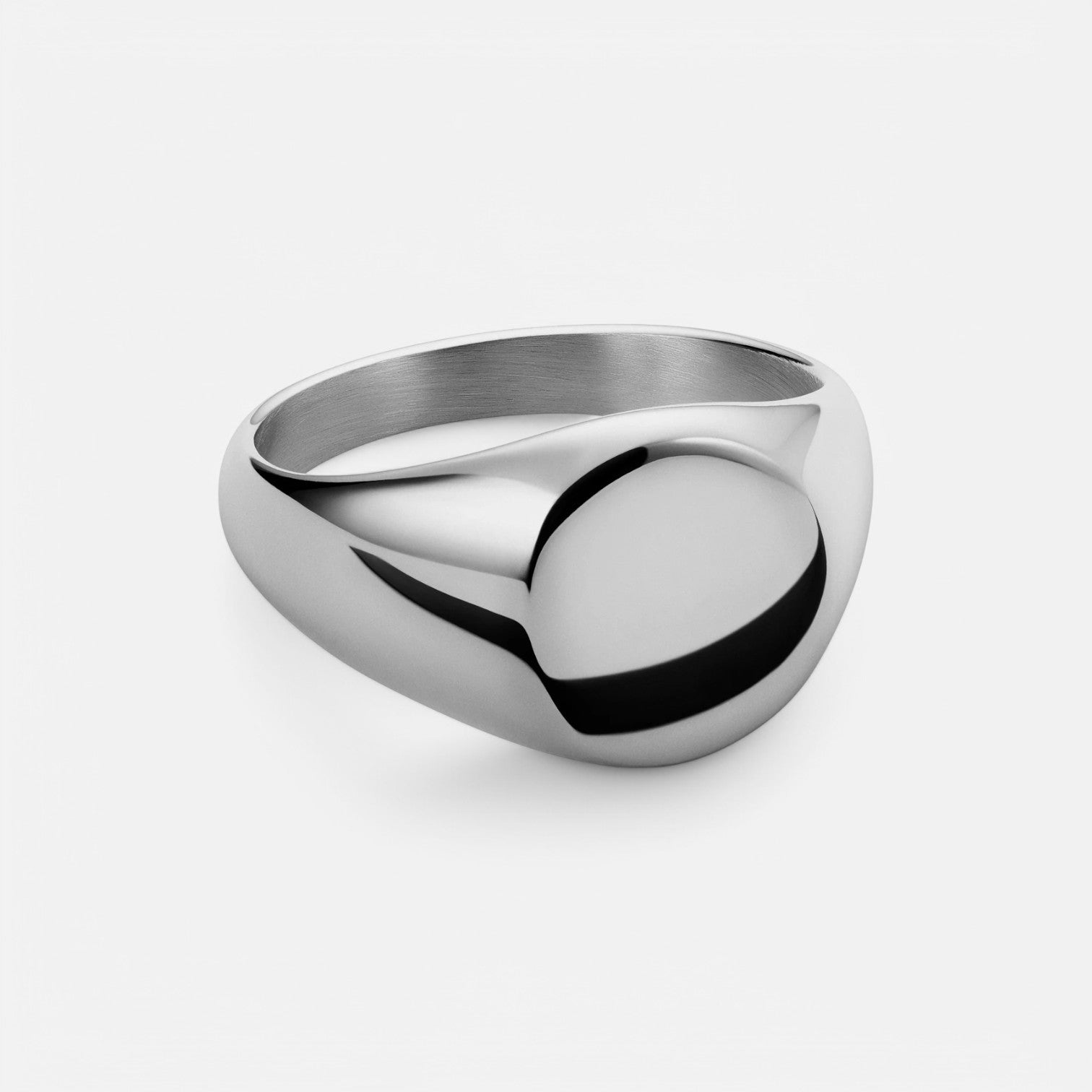 Luqro | Bague Maçon en Acier pour Homme