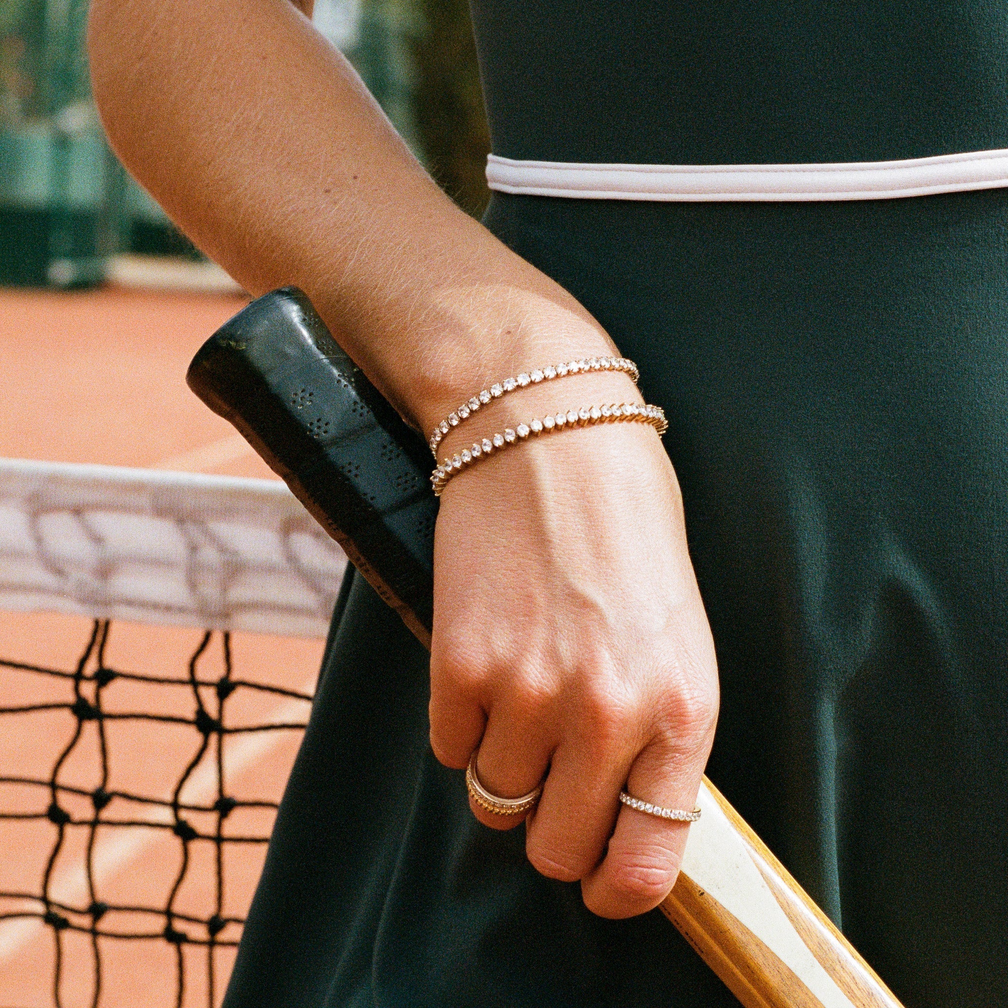 Luqro | Bracelet de Tennis en Or pour Femmes