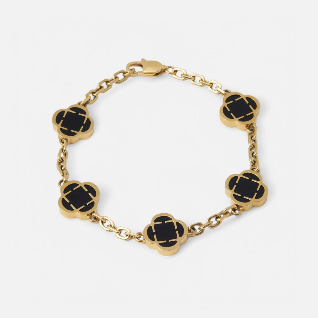 Luqro | Bracelet en Pierre d'Onyx pour Hommes