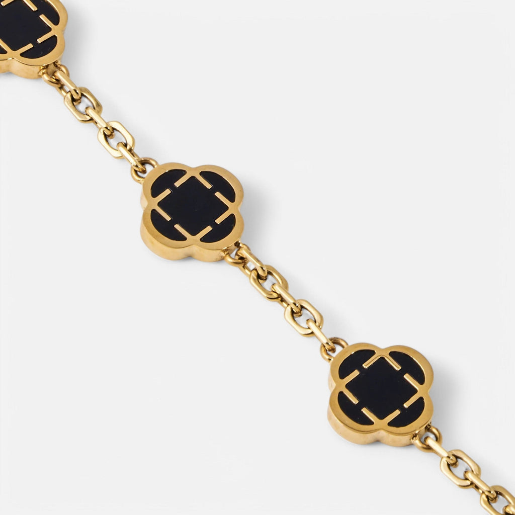 Luqro | Bracelet en Pierre d'Onyx pour Hommes