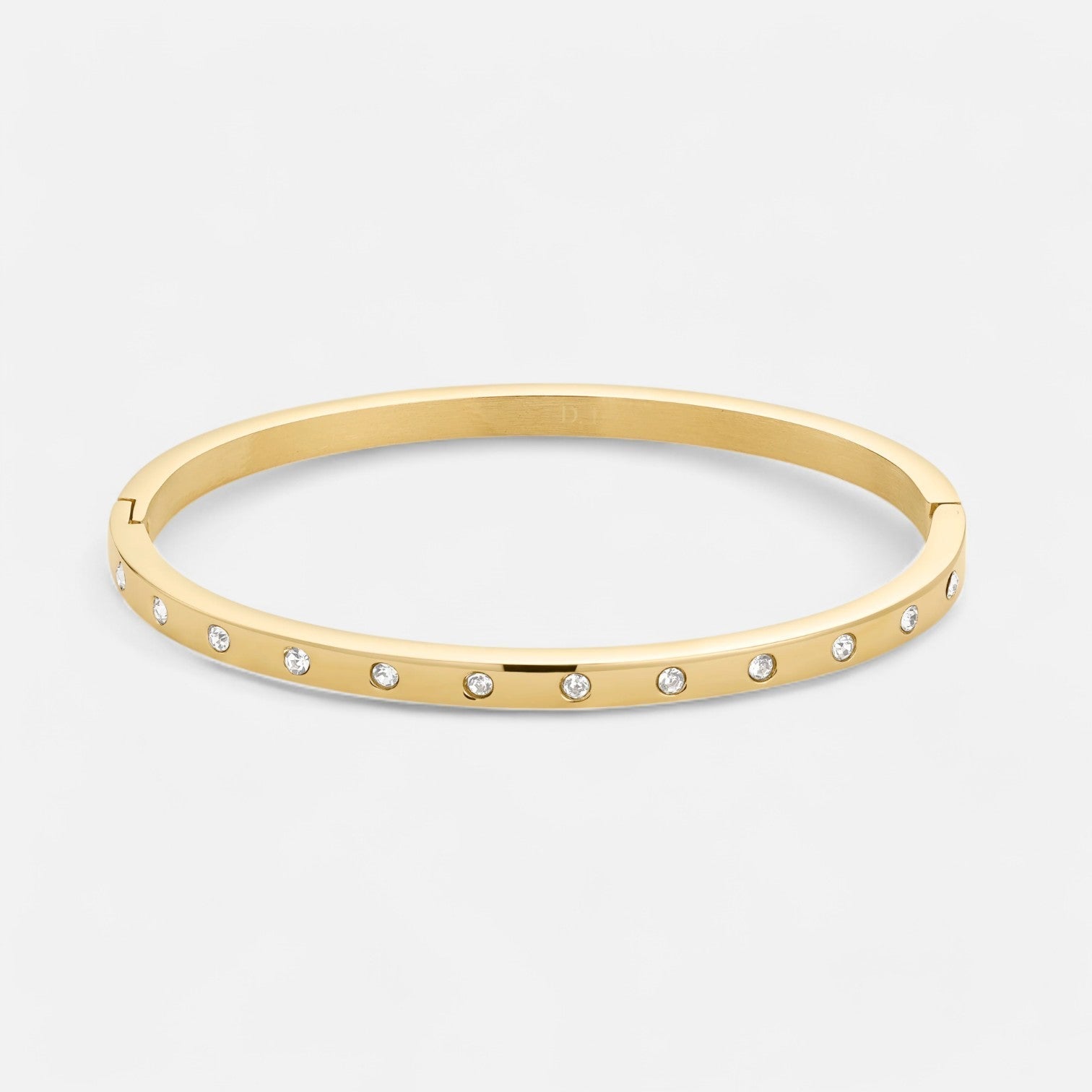 Luqro | Bracelet Bangle Éternité Doré pour Femmes