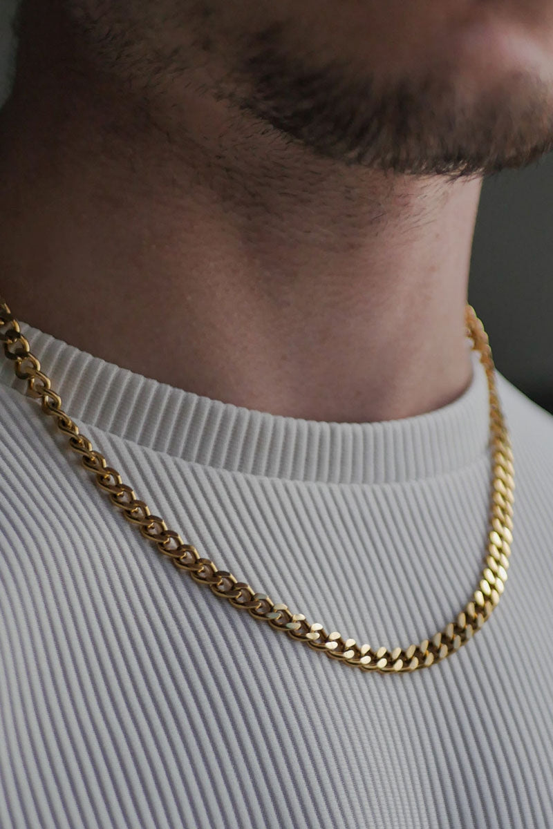 Luqro | Collier en Acier pour Hommes de 16mm